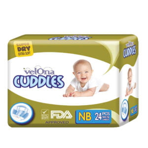 Velona Cuddles Diaper Sticker NB 24 pcs Pack