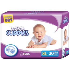 Velona Cuddles Diaper Sticker XL 30 pcs Pack