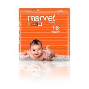 Marvel Baby Diapers Sticker XL 16 pcs Pack