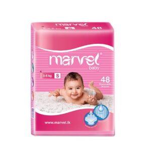 Marvel Baby Diapers Sticker S 48 pcs Pack