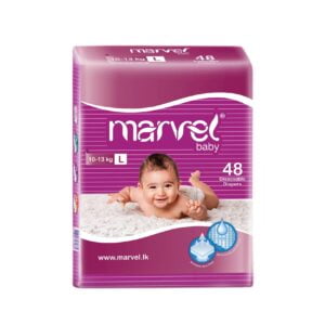 Marvel Baby Diapers Sticker L 48 pcs Pack