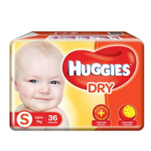 Huggies Dry Diaper Sticker S 36 pcs Pack