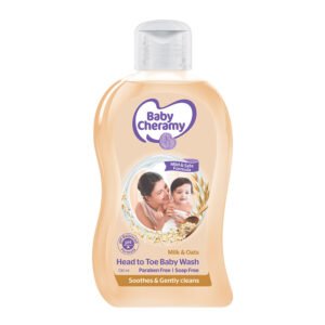 Baby Cheramy Head to Toe Baby Wash Milk & Oats 100ml