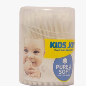 Kids Joy 100 Cotton Buds Plastic Cannister