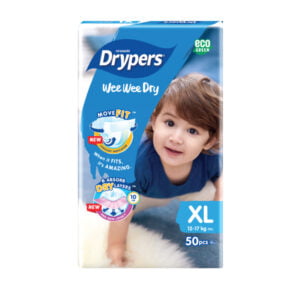 Drypers Wee Wee Dry Diaper Sticker XL 50 pcs Pack