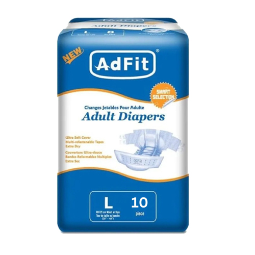 Adfit Adult Diaper Sticker L 10 pcs Pack