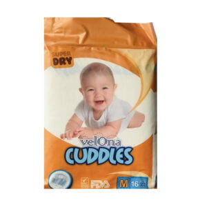 Velona Cuddles Baby Diaper Sticker M 16pcs Pack