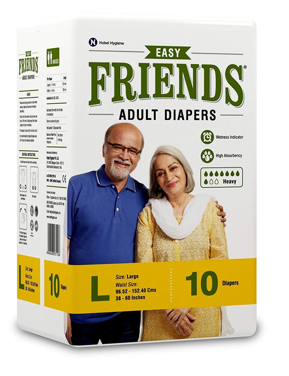 Friends Adult Diaper Sticker L 10pcs