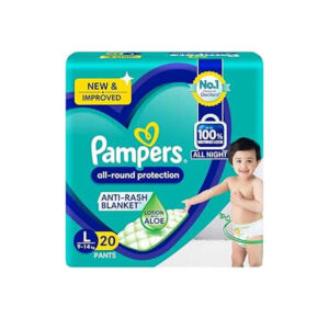 Pampers Baby Diaper Pants L 20 pcs Pack
