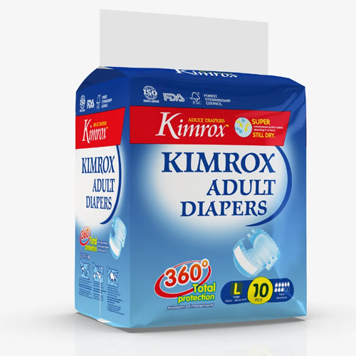 Kimrox Adult Diapers L size 10pcs Pack