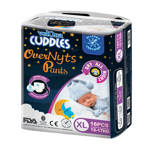 Velona Cuddles Overnight Pants XL 16pcs Pack